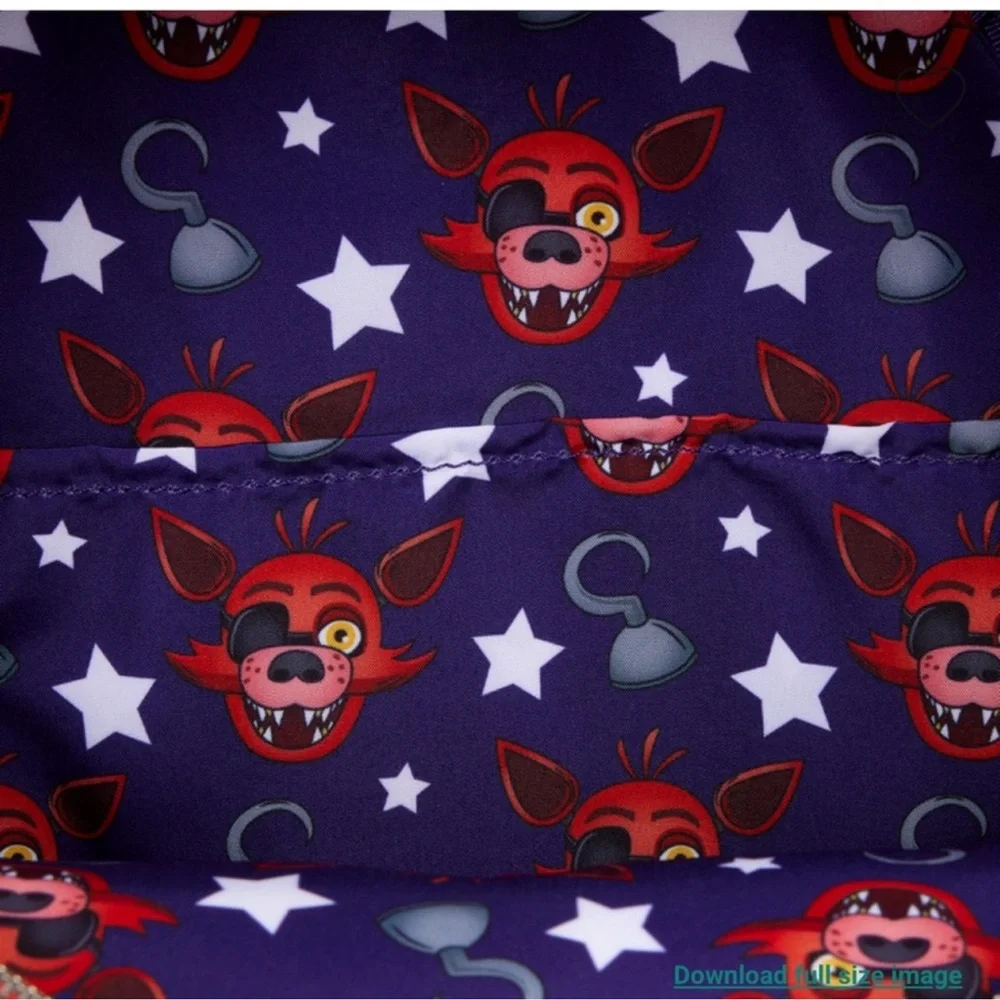 Loungefly NYCC Limited Edition Five Nights At Freddy's Foxy Cosplay Mini Backpac - Picture 5 of 6